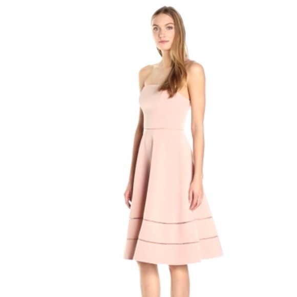 keepsake the label // pale pink strapless midi - Picture 4 of 8